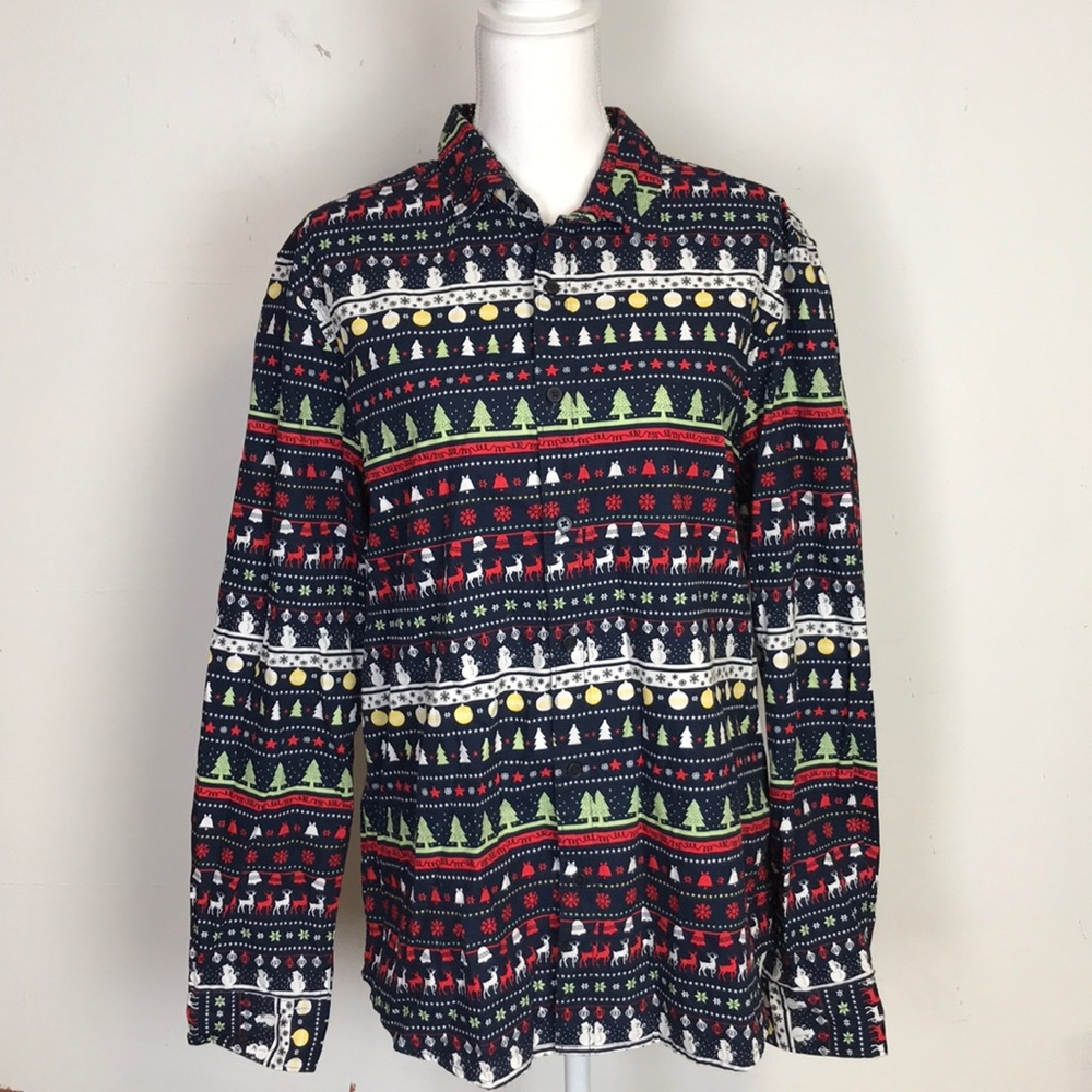 Denim & Supply Men's Ricky Singh Christmas Shirt